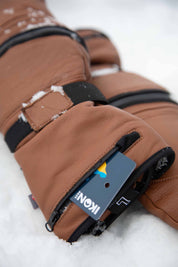 Zombie Mitt Long Cut - Brown