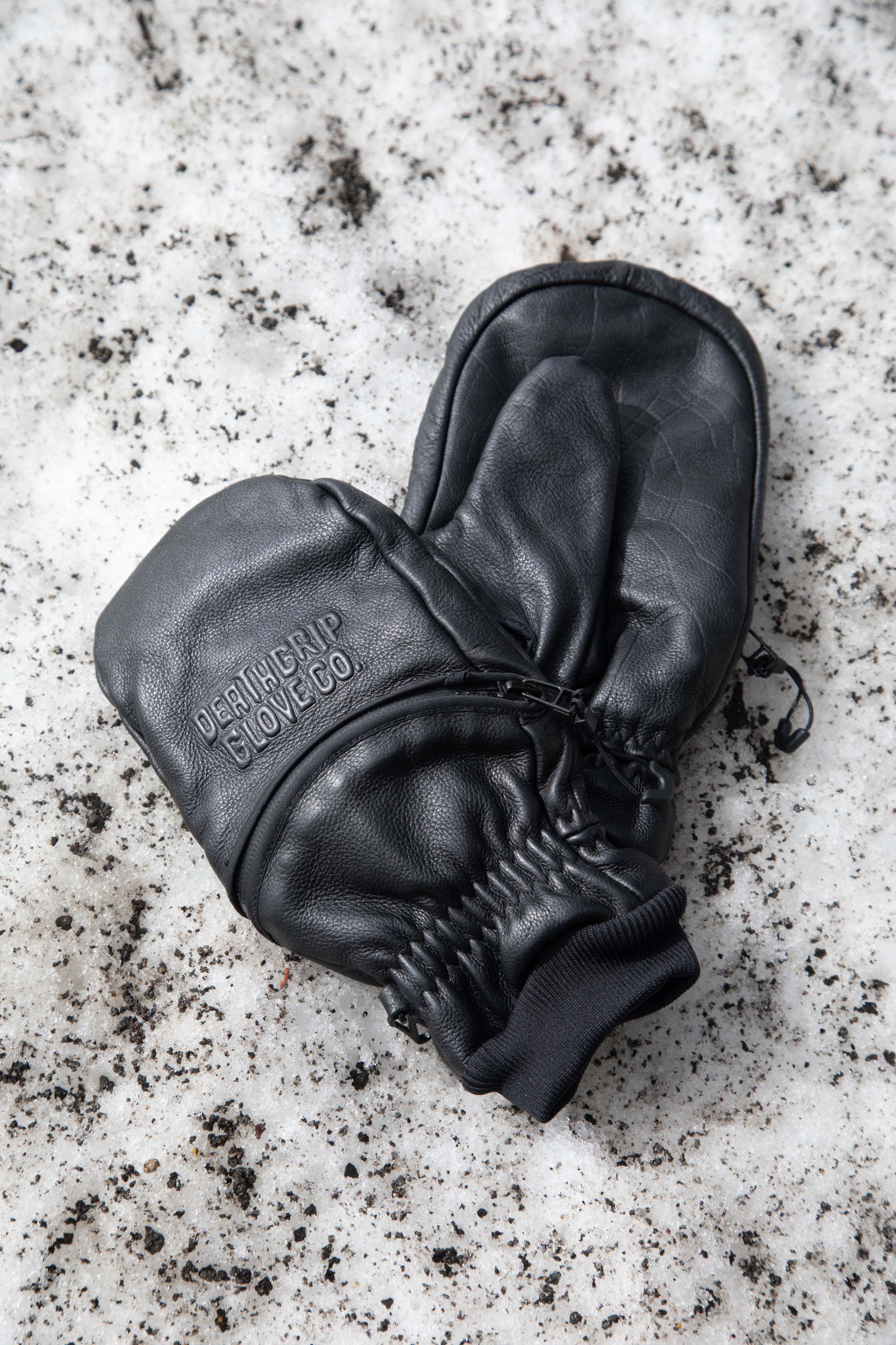 Ghoul Leather Mitt - Black