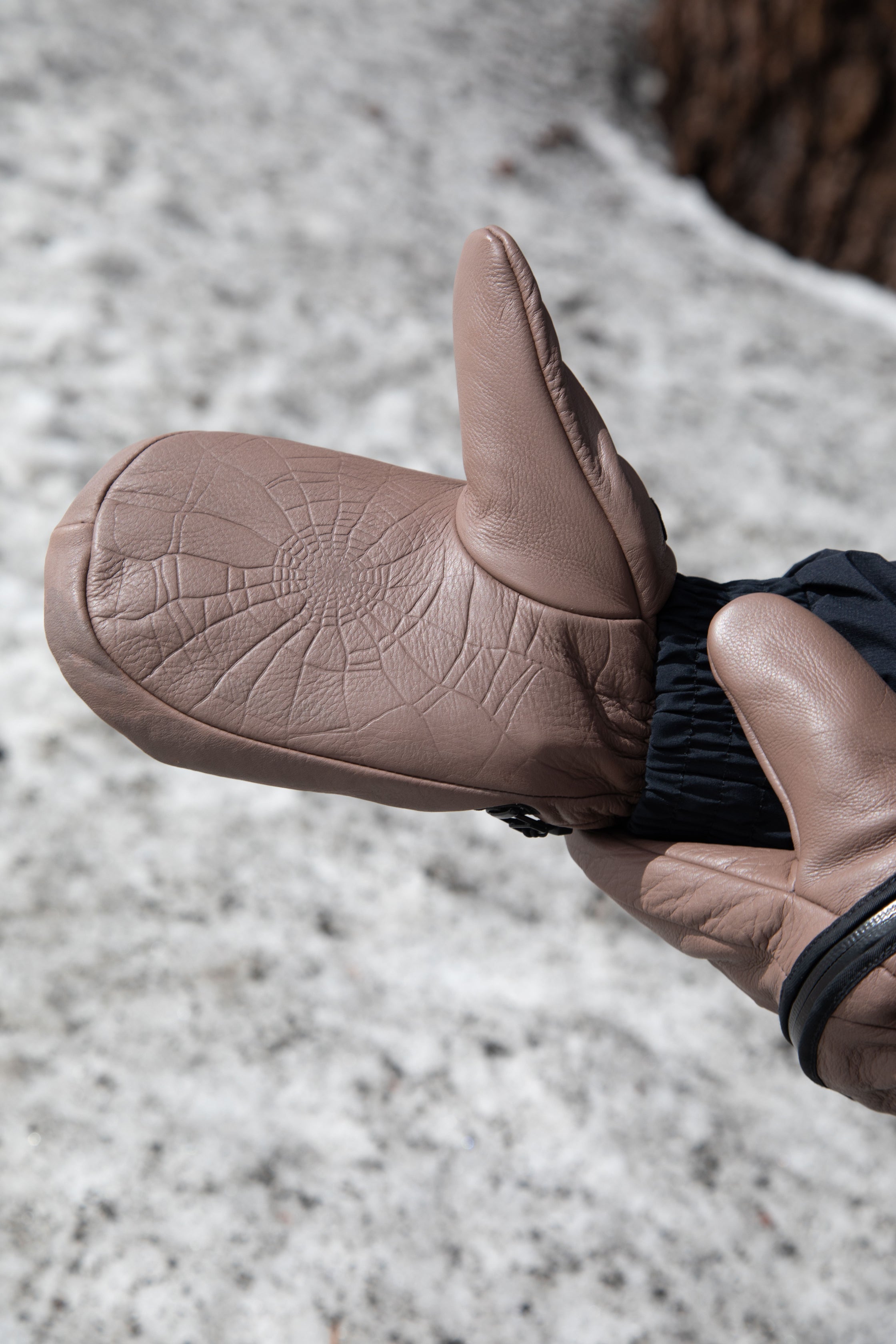 Ghoul Leather Mitt - Rose