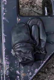 Ghoul Leather Mitt - Black