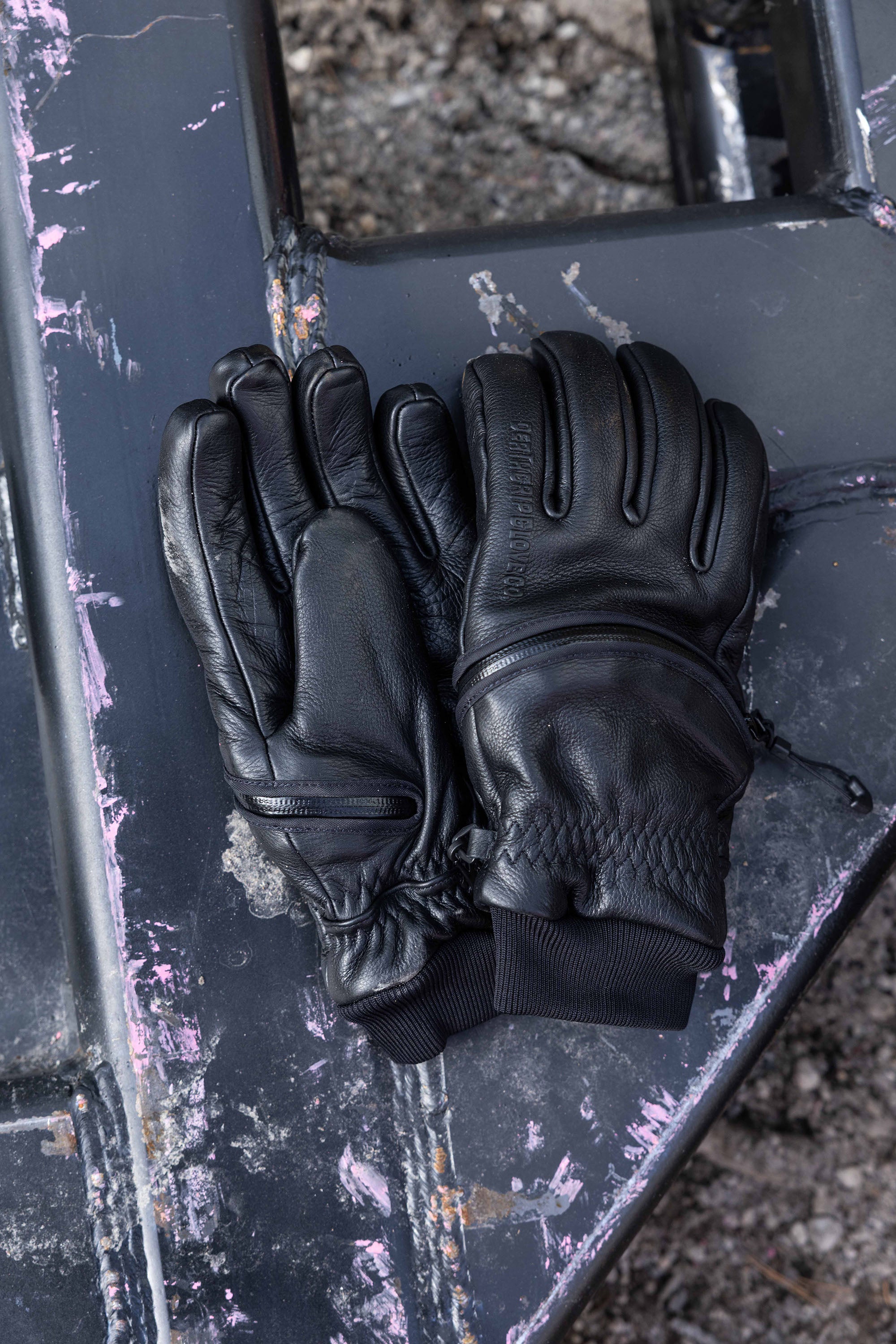 Ghoul Leather Glove - Black