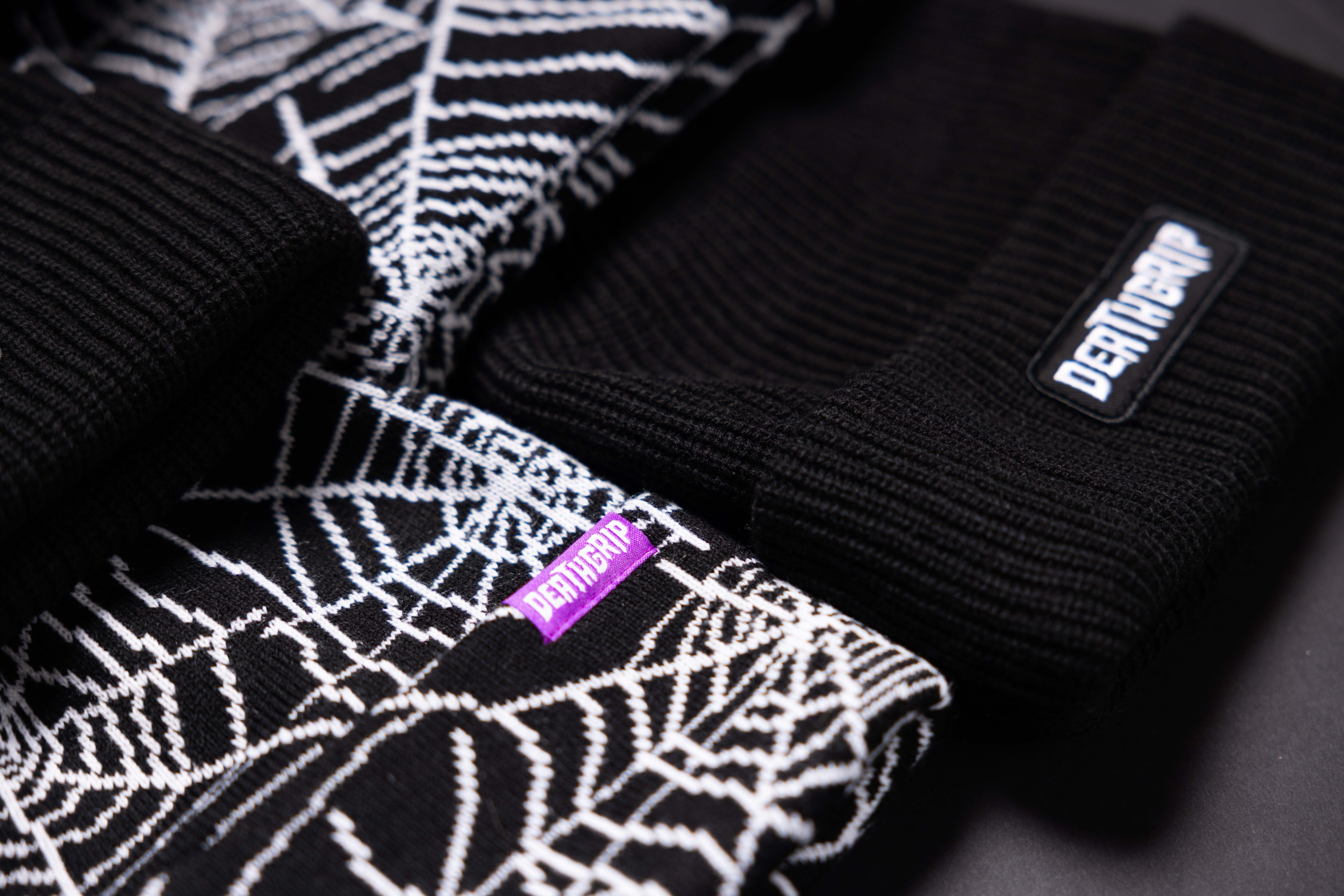 DEATHGRIP Spiderweb Beanie