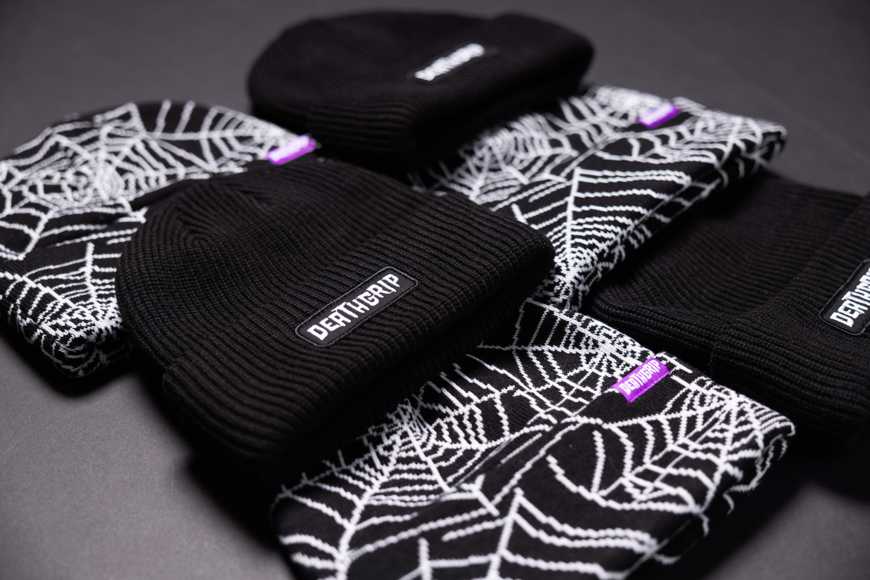 DEATHGRIP Spiderweb Beanie
