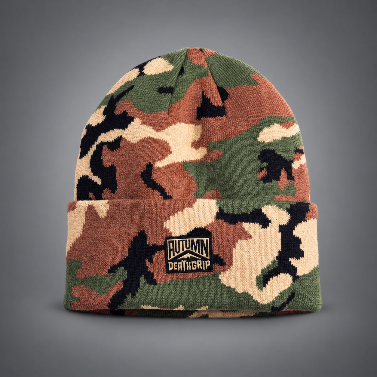  AUTUMN BEANIE - CAMO — F26 square product photo