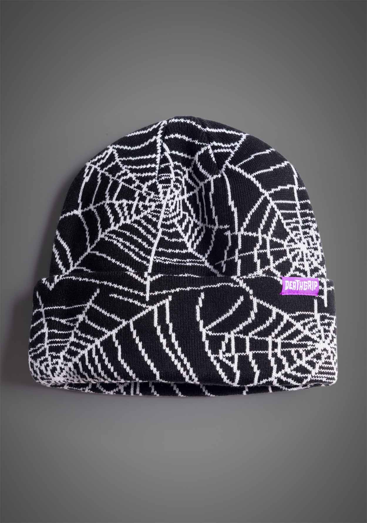 DEATHGRIP Spiderweb Beanie