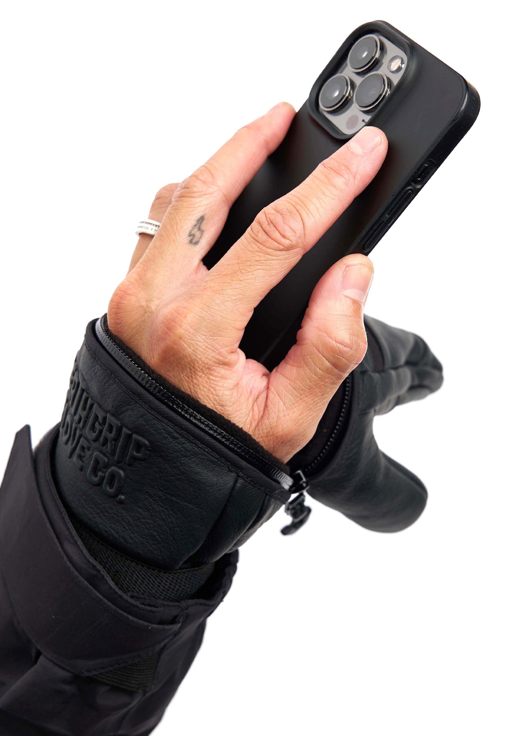 Zombie Glove Long Cut - Black