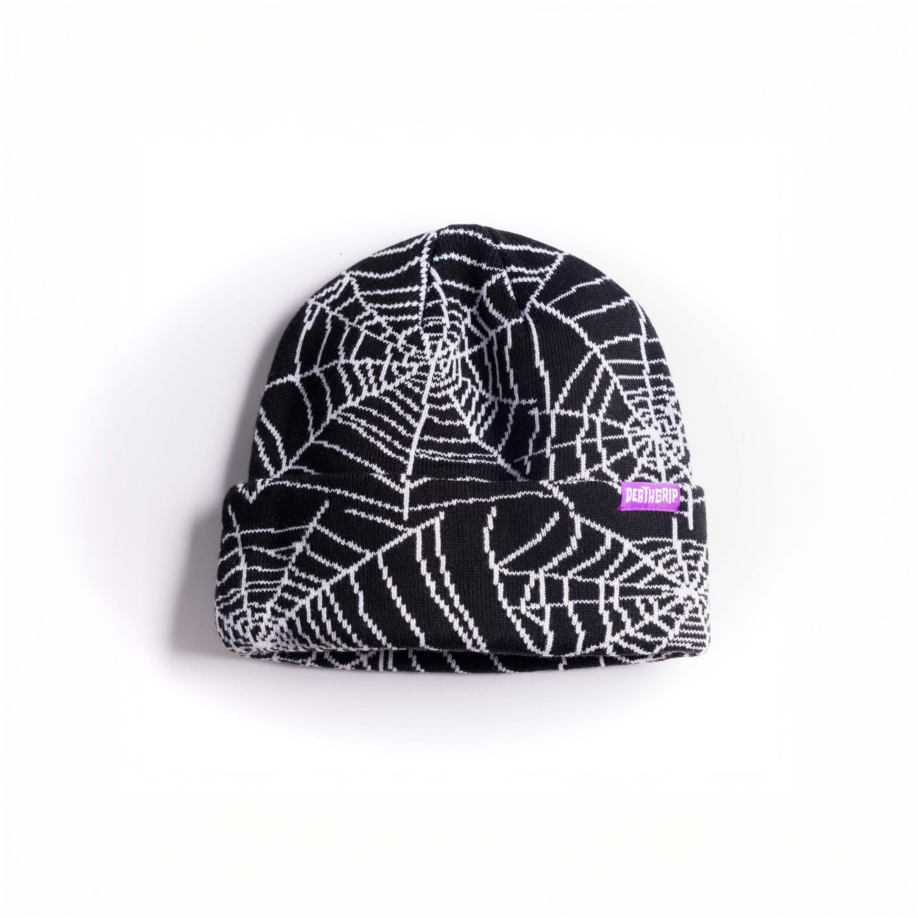 DEATHGRIP Spiderweb Beanie